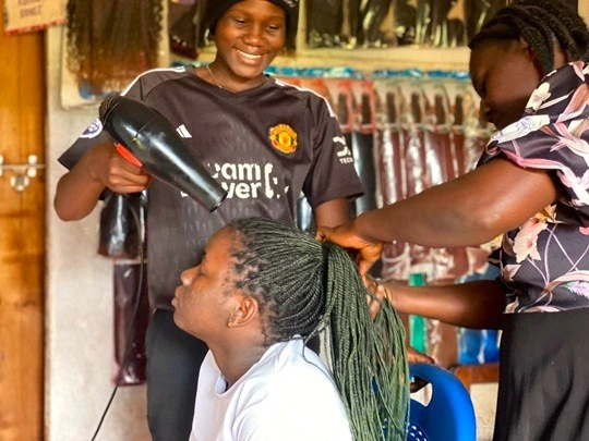 Savings group meeting